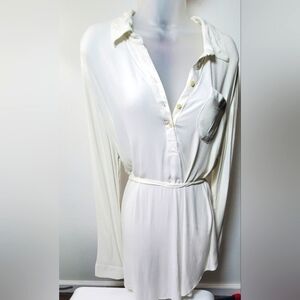 Liz Lange Ivory Maternity Dress